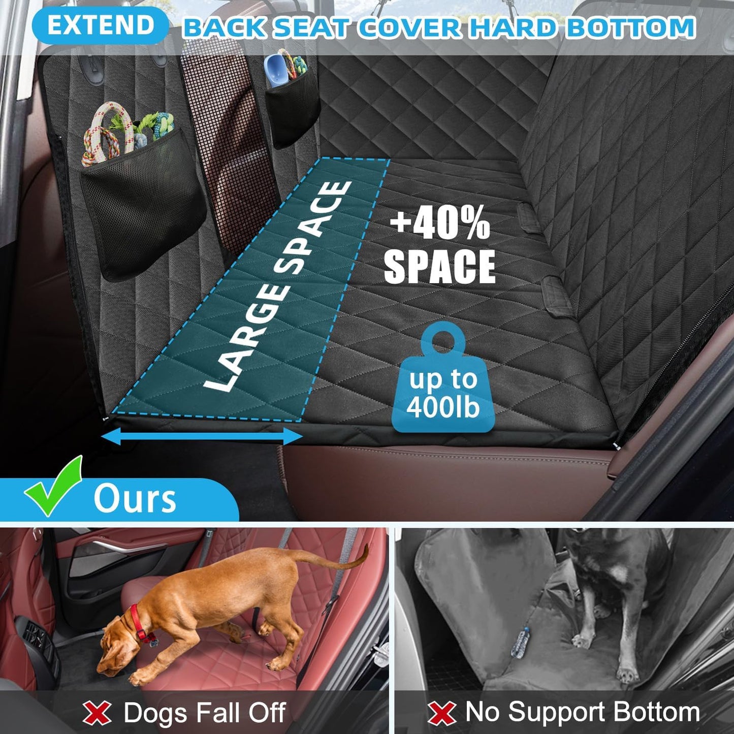 Yuli PupNest - Backseat Cover for Dog Owners